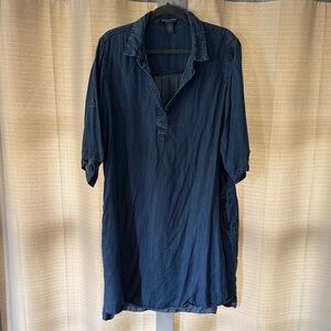 Chelsea & Theodore Navy Blue Mini Dress